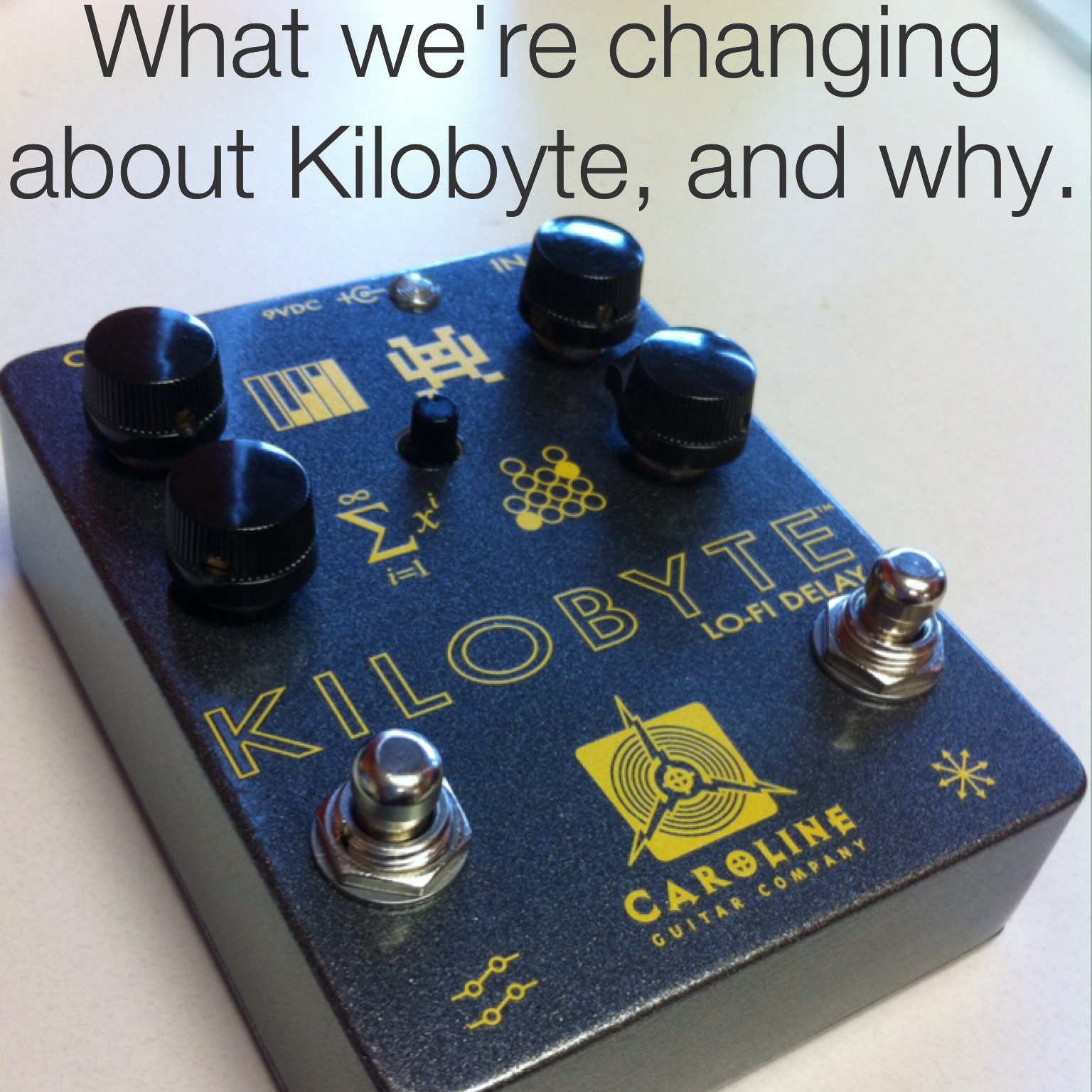 What we're changing about Kilobyte, and why. - Caroline Guitar 